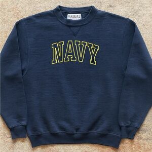 Vintage M.J. Soffe NAVY Men's Crewneck Sweater